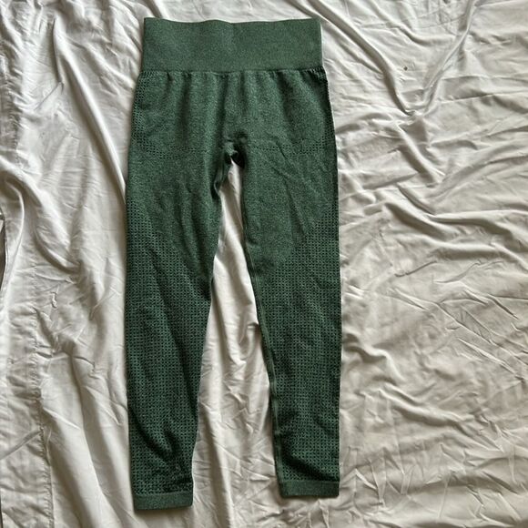 Workout sports bra and matching leggings. Small, Green, NWOT - Picture 7 of 8